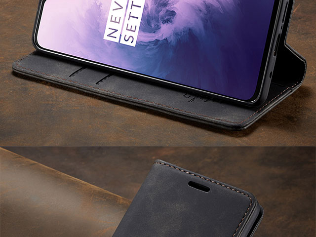 OnePlus 7 Retro Flip Leather Case