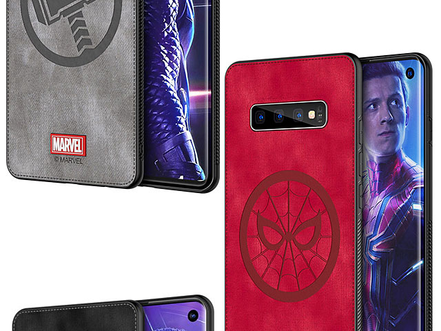 Marvel Series Fabric TPU Case for Samsung Galaxy S10+