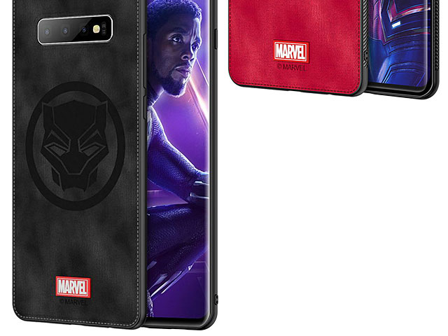 Marvel Series Fabric TPU Case for Samsung Galaxy S10+