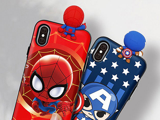 3D Marvel Series Mirror Card Case for iPhone XS Max (6.5)