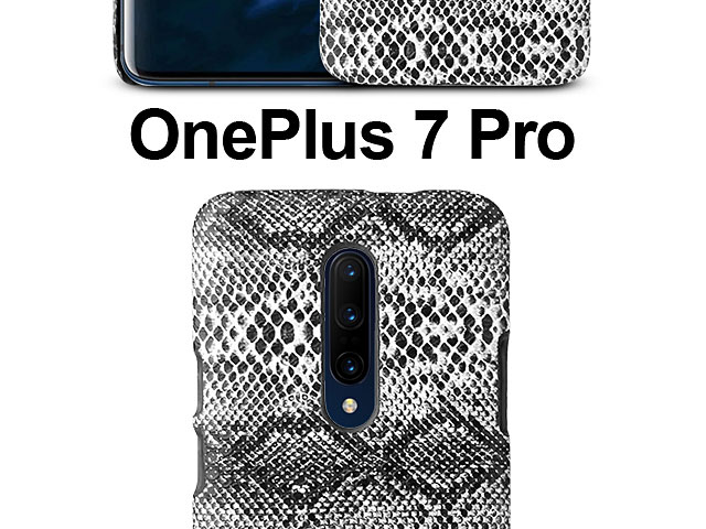 OnePlus 7 Pro Faux Snake Skin Back Case
