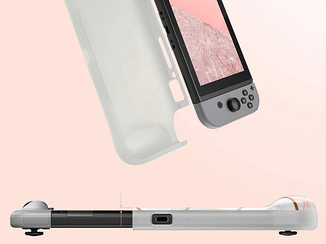 Mumba Soft TPU Grip Case (Marble) for Nintendo Switch