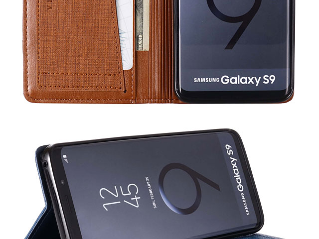 Samsung Galaxy S9 Canvas Flip Card Case