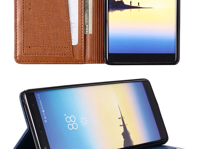 Samsung Galaxy Note8 Canvas Flip Card Case