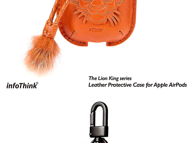 infoThink The Lion King Series - Leather Case for AirPods