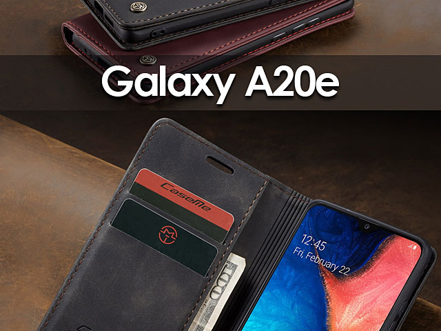 Samsung Galaxy A20e Retro Flip Leather Case