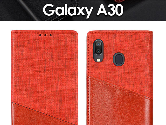 Samsung Galaxy A30 Canvas Flip Card Case