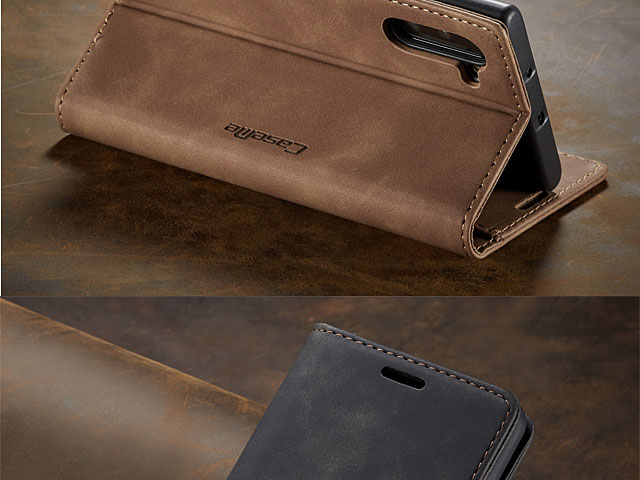 Samsung Galaxy Note10 Retro Flip Leather Case