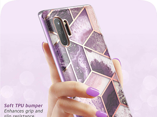 i-Blason Cosmo Slim Designer Case (Purple Marble) for Samsung Galaxy Note10