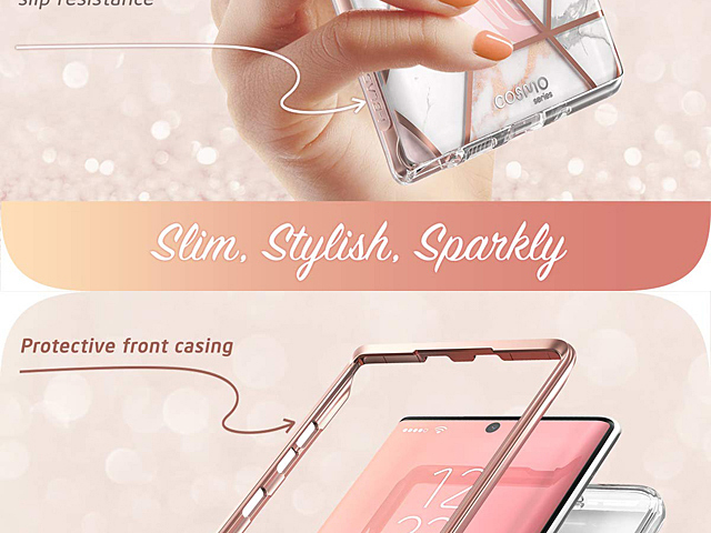 i-Blason Cosmo Slim Designer Case (Pink Marble) for Samsung Galaxy Note10+ / Note10+ 5G
