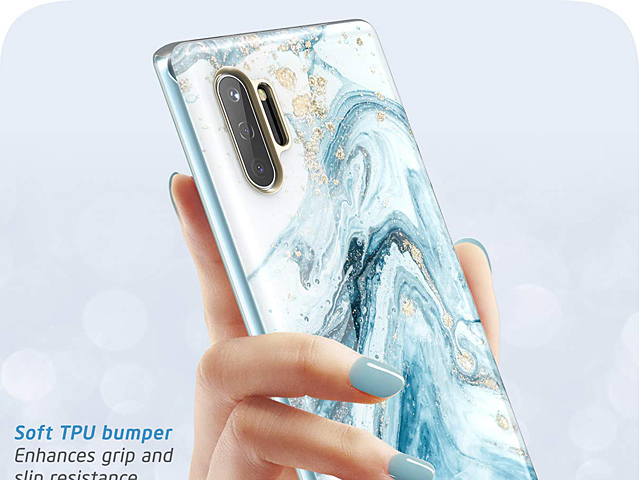 i-Blason Cosmo Slim Designer Case (Blue Marble) for Samsung Galaxy Note10+ / Note10+ 5G