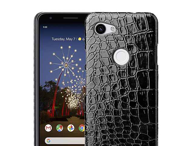 Google Pixel 3a Crocodile Leather Back Case
