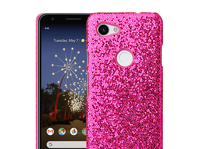 Google Pixel 3a Glitter Plastic Hard Case