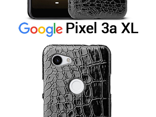 Google Pixel 3a XL Crocodile Leather Back Case