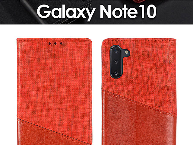 Samsung Galaxy Note10 Canvas Flip Card Case