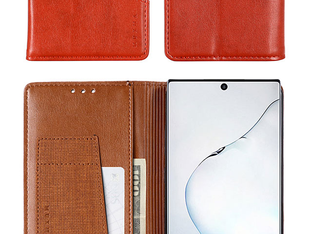 Samsung Galaxy Note10 Canvas Flip Card Case