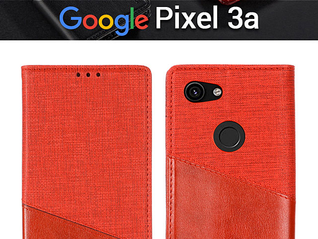 Google Pixel 3a Canvas Flip Card Case