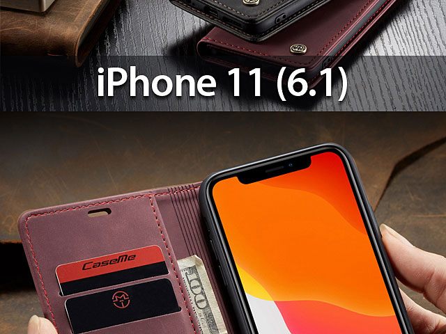iPhone 11 (6.1) Retro Flip Leather Case
