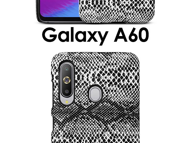 Samsung Galaxy A60 Faux Snake Skin Back Case