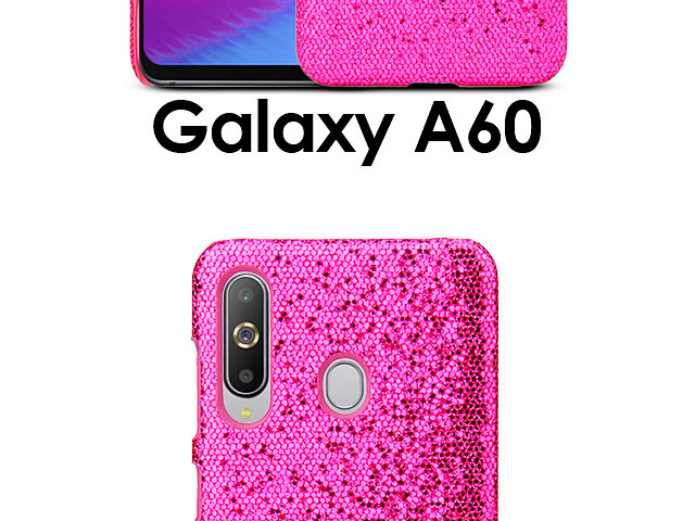 Samsung Galaxy A60 Glitter Plastic Hard Case