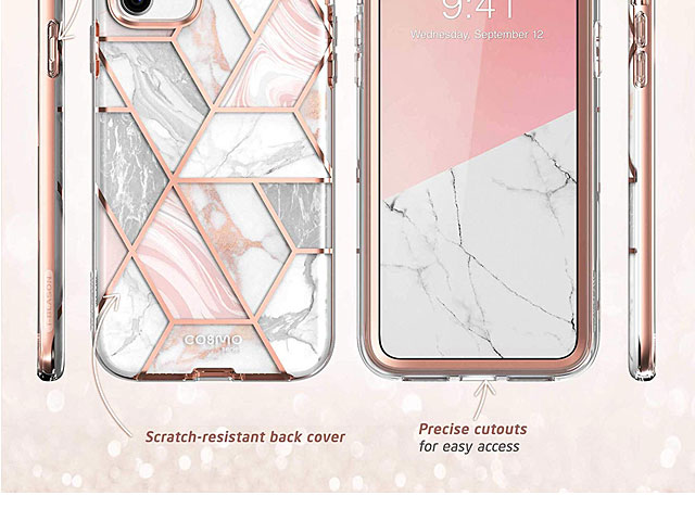 i-Blason Cosmo Slim Designer Case (Pink Marble) for iPhone 11 (6.1)