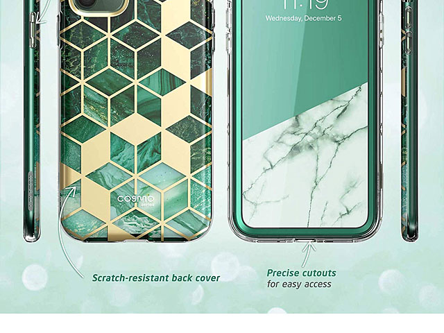 i-Blason Cosmo Slim Designer Case (Green Marble) for iPhone 11 Pro (5.8)