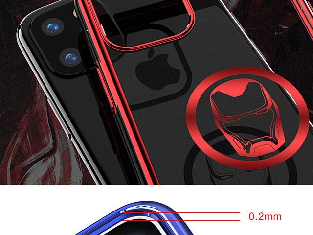 Marvel Series Electroplating TPU Soft Case for iPhone 11 Pro (5.8)