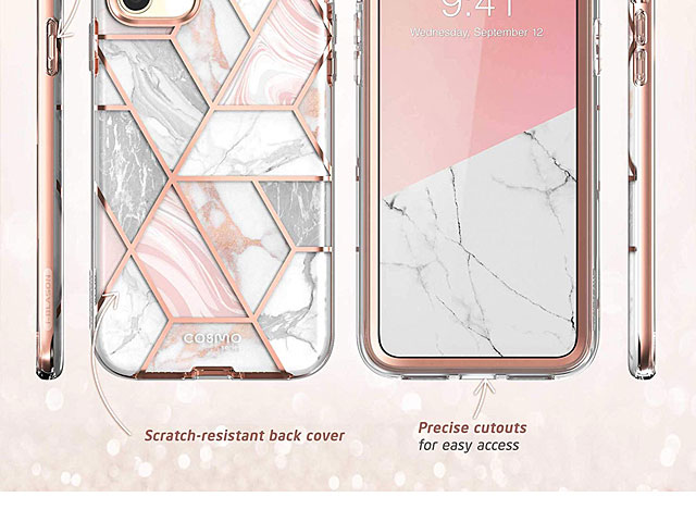 i-Blason Cosmo Slim Designer Case (Pink Marble) for iPhone 11 Pro Max (6.5)