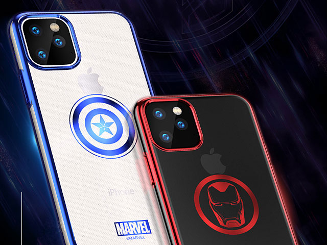 Marvel Series Electroplating TPU Soft Case for iPhone 11 Pro Max (6.5)