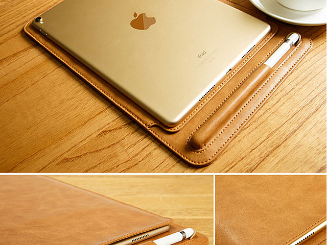 iPad 9.7 (2018) 2-in-1 Leather Sleeve Stand