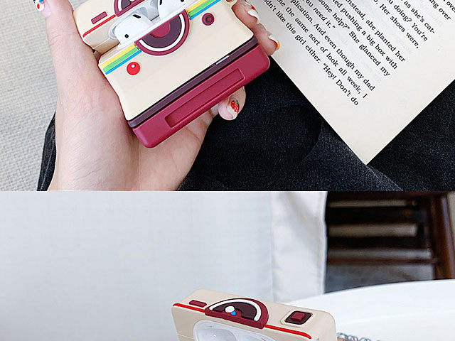 3D Instant Camera AirPods Case