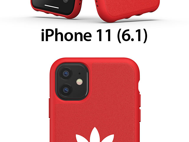 Adidas Moulded Case CANVAS FW19 (Scarlet) for iPhone 11 (6.1)