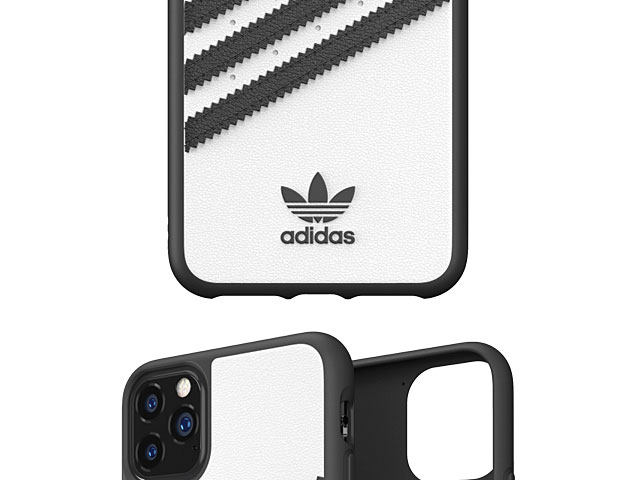 Adidas Moulded Case PU FW19 (White/Black) for iPhone 11 Pro Max (6.5)
