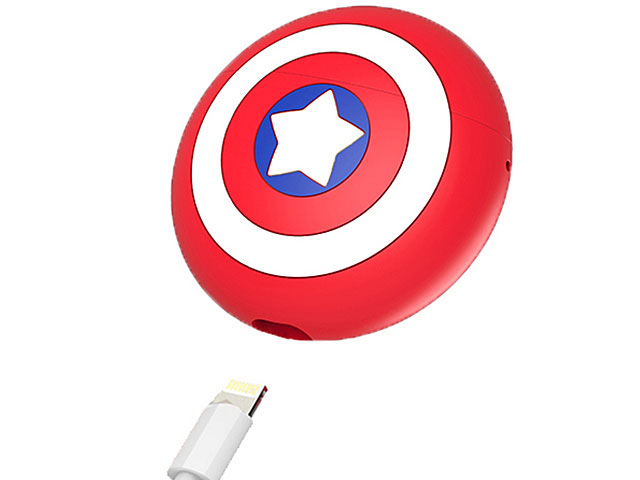 3D Captain America Shield AirPods Case