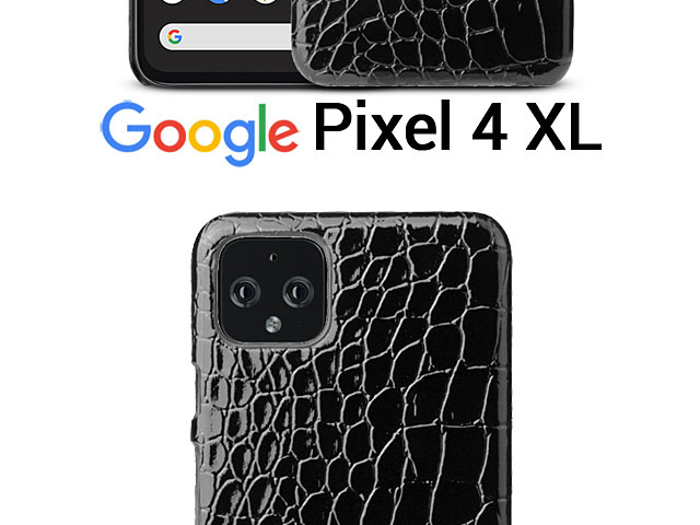 Google Pixel 4 XL Crocodile Leather Back Case
