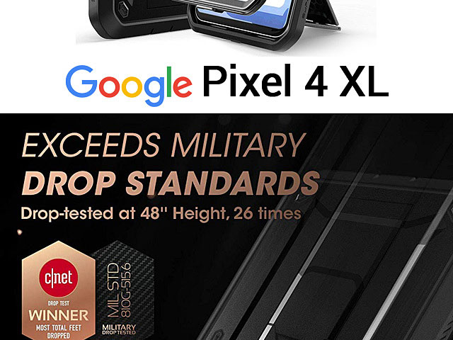 Supcase Unicorn Beetle Pro Rugged Holster Case for Google Pixel 4 XL