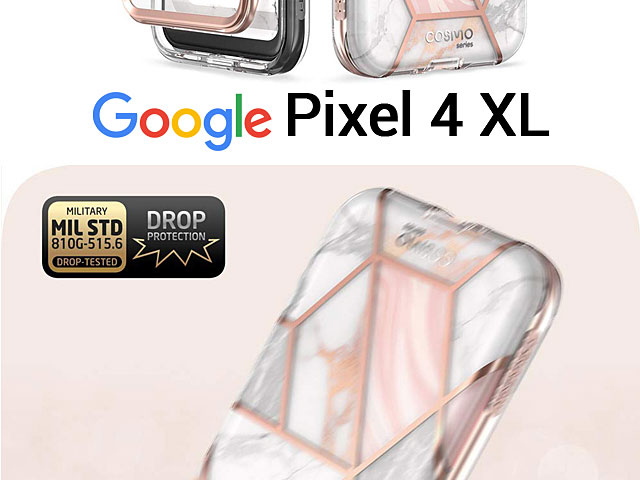 i-Blason Cosmo Slim Designer Case (Pink Marble) for Google Pixel 4 XL