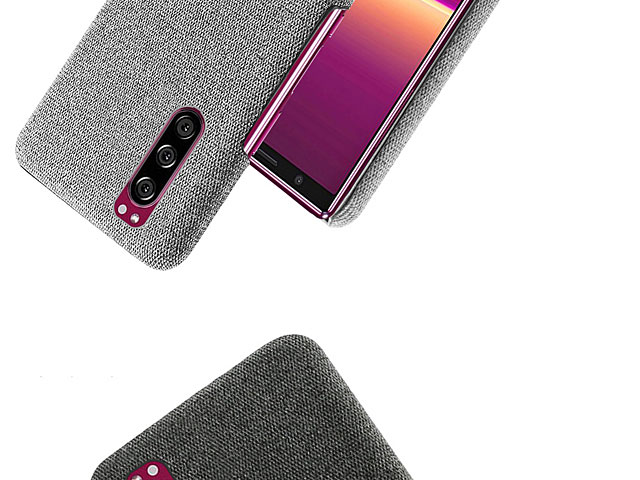 Sony Xperia 5 Fabric Canvas Back Case