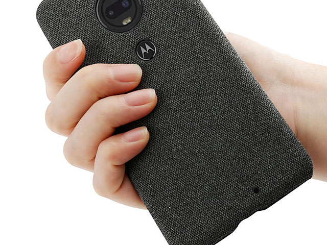 Motorola Moto G7 Fabric Canvas Back Case