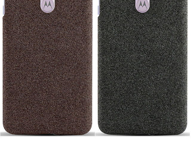 Motorola Moto G7 Power Fabric Canvas Back Case