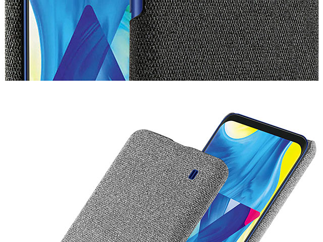 Samsung Galaxy M10 Fabric Canvas Back Case