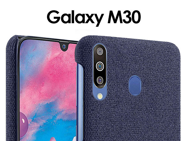 Samsung Galaxy M30/A40s Fabric Canvas Back Case