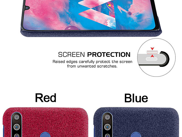Samsung Galaxy M30/A40s Fabric Canvas Back Case