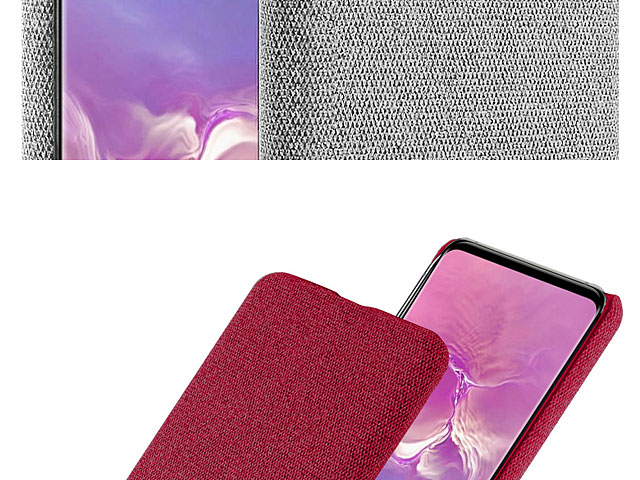Samsung Galaxy S10 Fabric Canvas Back Case