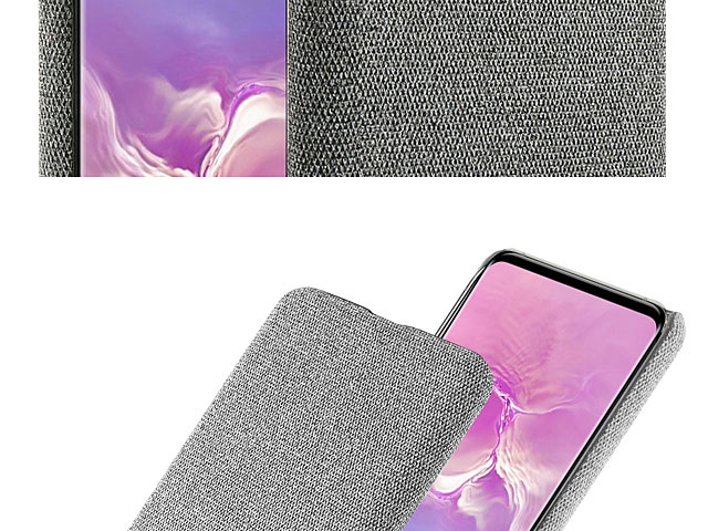 Samsung Galaxy S10+ Fabric Canvas Back Case