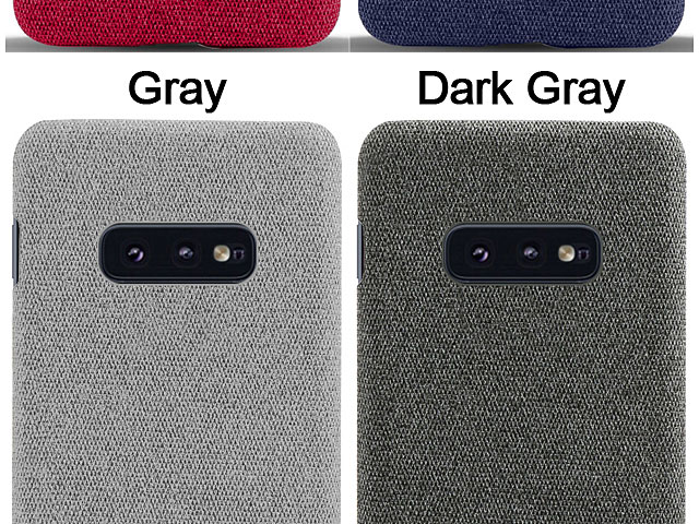 Samsung Galaxy S10e Fabric Canvas Back Case