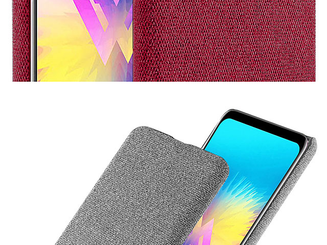 LG W10 Fabric Canvas Back Case