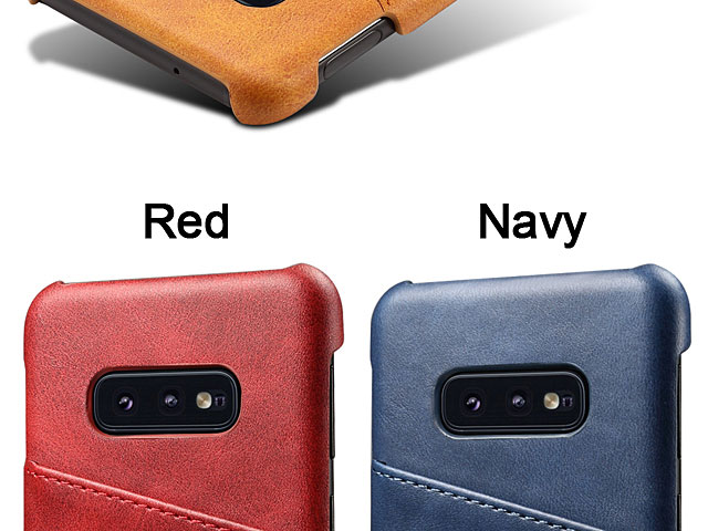 Samsung Galaxy S10e Claf PU Leather Case with Card Holder
