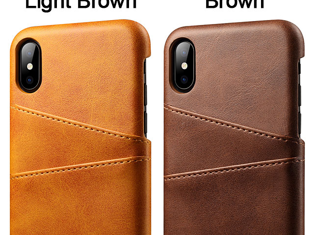 iPhone XS (5.8) Claf PU Leather Case with Card Holder