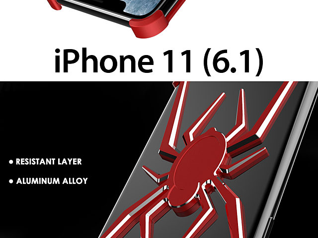 iPhone 11 (6.1) Metal Spider Case